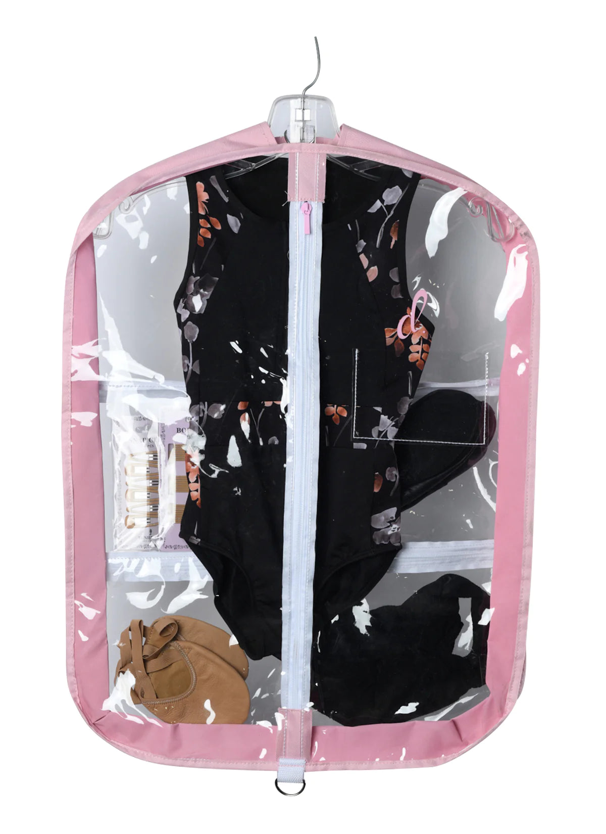 Short Length Pink Garment Bags