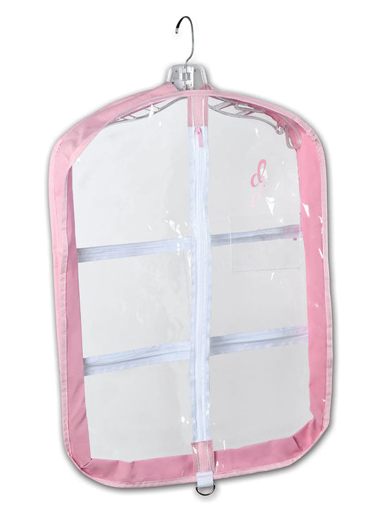Short Length Pink Garment Bags